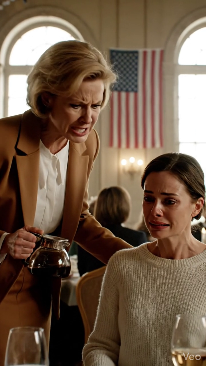 Maman sourit alors qu'elle versait du café sur moi et tout le monde leva leurs téléphones. Ils ont partagé le clip pour rire, jusqu'à ce que quelques téléspectateurs ont reconnu mon visage d'une couverture d'affaires majeure et l'humeur changée la nuit. Alors les noms ont commencé à changer. Nouvelles