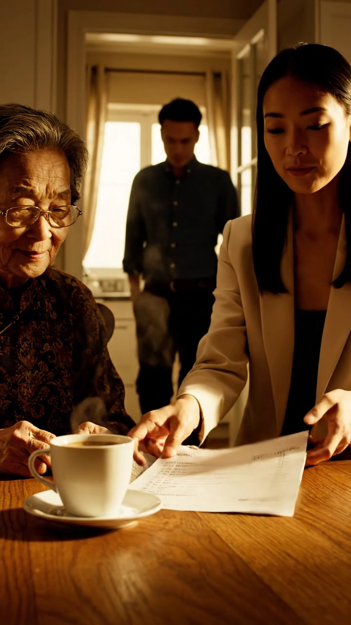 Ma belle-fille a glissé une liste dactylographiée sur ma table de cuisine, ce qu'il faut garder, ce qu'il faut faire, et quelques semaines plus tard mon fils a voulu utiliser cette même maison comme garantie pour sa femme, 300 000 $ de dettes, et j'ai seulement plié le papier, souri, dit merci, puis emballé tranquillement le dimanche matin au moment où les lettres certifiées sont apparues, leurs visages avaient changé News