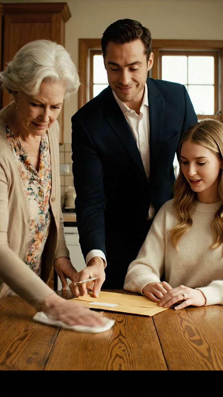 Ma fille était mariée depuis seulement trois jours quand son nouveau mari apportait une enveloppe épaisse dans la cuisine où elle faisait ses devoirs, souriait, et disait que c'était juste une planification financière pour l'avenir, mais il n'avait aucune idée que j'avais gardé les 7 millions de dollars que mon défunt mari m'avait laissé caché pendant dix ans et quand quelqu'un d'un cabinet d'avocats est venu à ma porte ce week-end, j'ai compris exactement ce que ce mariage touchait à News