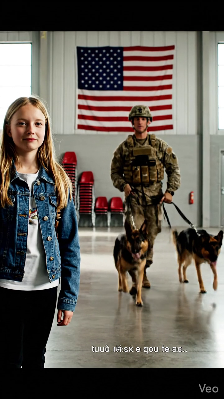 Une fille de 10 ans de la Navy SEAL est entrée dans une vente aux enchères de chiens militaires à la retraite seule, a dit le nom de son père, et chaque chien dans la pièce a cessé de bouger. Les acheteurs pensaient qu'ils étaient là pour soumissionner sur de vieux animaux de travail. Ils ne savaient pas qu'un de ces chiens attendait que cette famille revienne. Pleins feux8