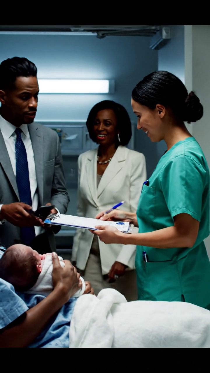 Mon mari a refusé de signer notre certificat de naissance à l'hôpital. Il a reculé. Il a tout questionné. Mais le docteur est entré. TIN MOI