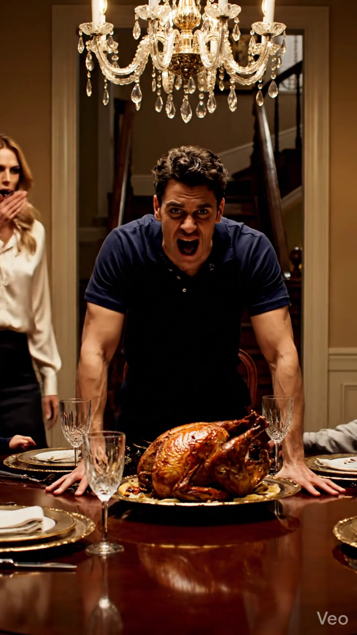 Au milieu du dîner, mon fils a dit froidement, 