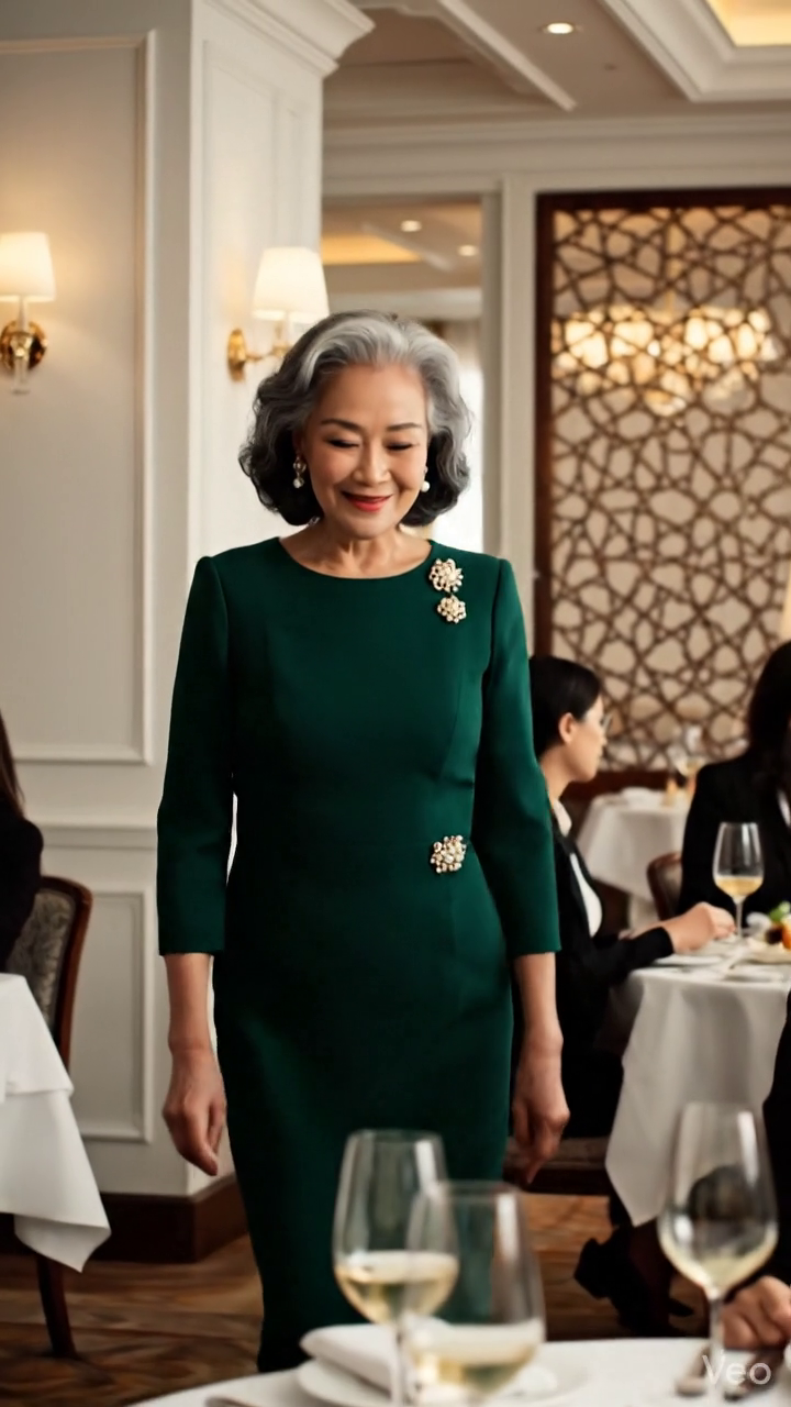 À mon 70e anniversaire, mon fils a dit qu'il avait une réunion urgente à New York et qu'il ne pouvait pas dîner avec moi. J'ai mis ma meilleure robe et je suis allé seul au restaurant du bord de la rivière, puis j'ai gelé quand je l'ai vu lever un verre avec sa femme et sa mère. Je suis resté là à les regarder pendant quelques secondes, puis je suis allé directement à la table avec une décision qui a fait que tout le dîner devient quelque chose qu'ils n'oublieraient jamais.