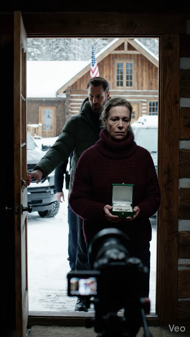 Pour le cinquième Noël d'affilée, ils m'ont invité, alors j'ai conduit seul à la petite cabane de montagne qu'ils se moquaient tous pendant des années, et quand mes enfants se sont finalement montrés une semaine plus tard en m'attendant à ouvrir la porte, ils ont trouvé un policier, une caméra déjà roulant, et mon avocat debout à côté de moi avec une boîte verte pleine de tout ce qu'ils pensaient que je n'avais jamais prouvé.