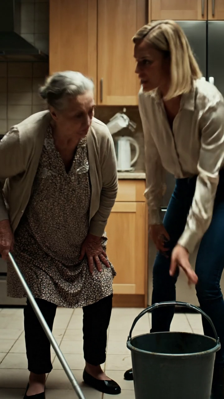 J'ai entendu ma belle-fille appeler doucement,