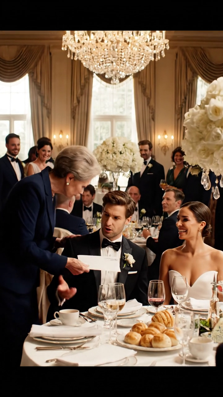 Au mariage, mon fils a dit : 