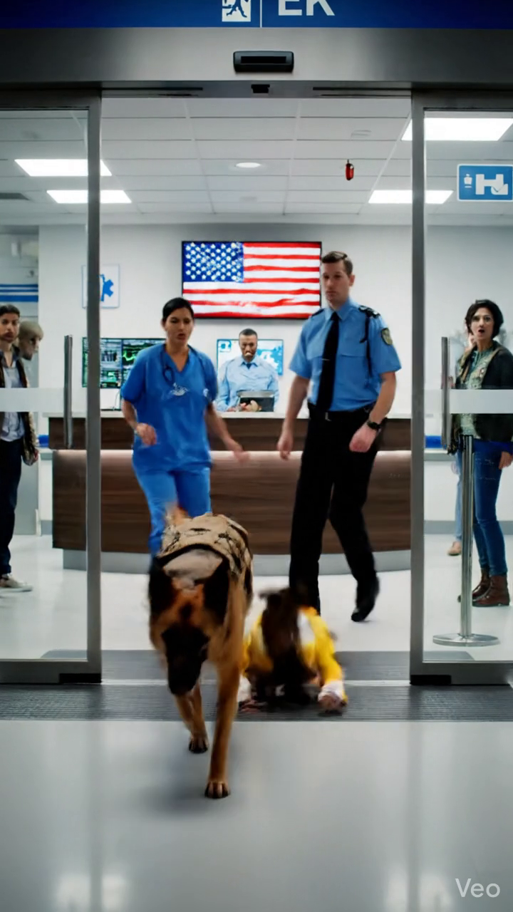 Un chien militaire a traîné une petite fille dans ma salle d'urgence et le bracelet sur son poignet a fait refroidir toute la pièce. Pleins feux8