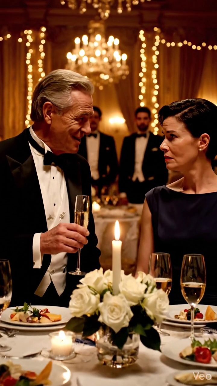 Au dîner de noces de mon fils, mon mari se leva, leva son verre, et dit: «C'est la fin pour nous. J'ai trouvé quelqu'un d'autre Sa secrétaire s'assit en face de moi, souriant, tandis que toute la pièce se taisait. Je me penchai et dis: «Merci pour les têtes en haut,» glissa une enveloppe blanche à côté de son assiette, et sortit avant qu'il ne réalise que la nuit ne allait plus finir comme il l'avait prévu.