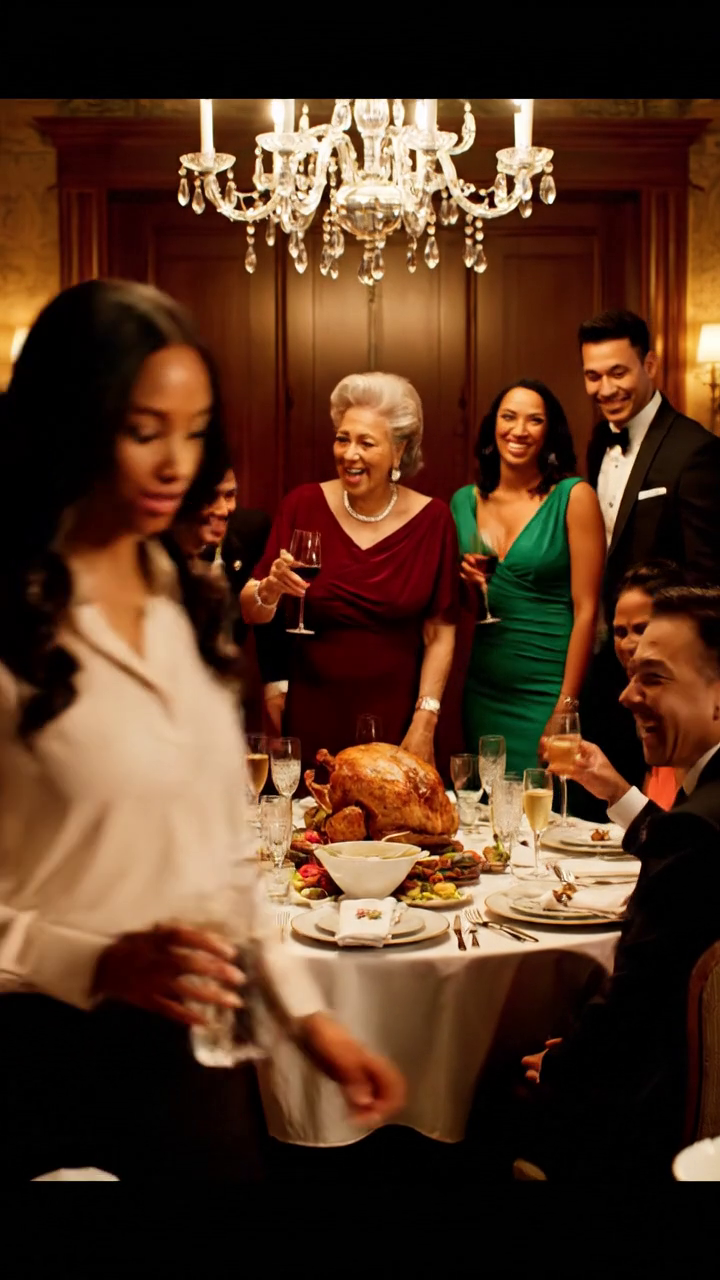 Une fille est médecin... l'autre est une bonne, ma mère a grillé à Thanksgiving, en riant avec quatorze personnes présentes. Et quand ma mère a encore essayé de griller ma soeur... ce que j'ai dit ensuite... personne ne pouvait croire.