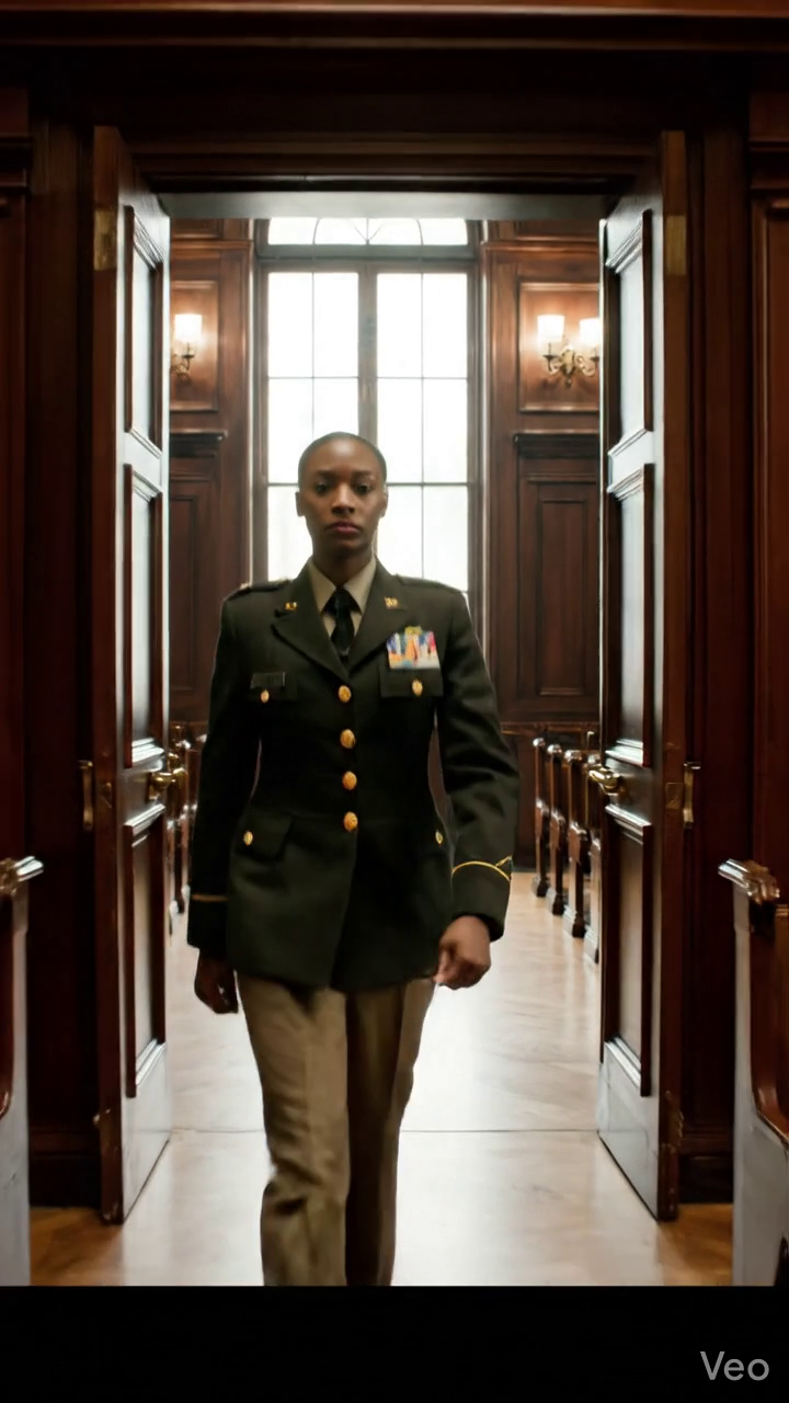 Mon père a gâché quand je suis entré au tribunal en uniforme. Ma mère s'est secoué la tête comme si je les embarrassais une dernière fois. Puis le juge a levé les yeux, est allé pâle, et a chucholé, 