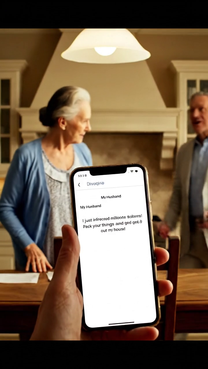 Mon mari m'a écrit: «J'ai hérité des millions de dollars! Emballez vos affaires et sortez de chez moi ! Quand je suis rentré, les papiers du divorce étaient déjà sur la table. J'ai calmement signé mon nom et dit