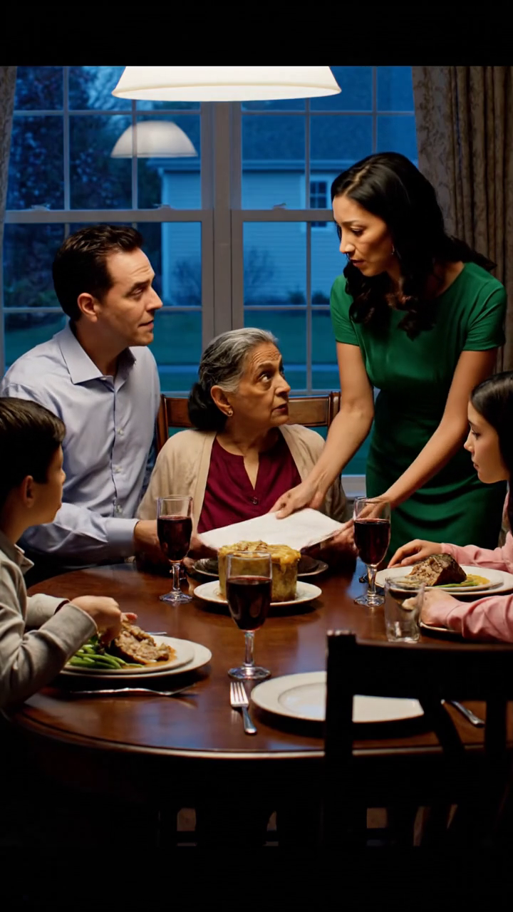 Je suis une veuve de 68 ans qui pensait emménager chez mon fils après la mort de mon mari se sentirait comme une famille, pas comme une distance. Puis un dîner tranquille, il a dit, 