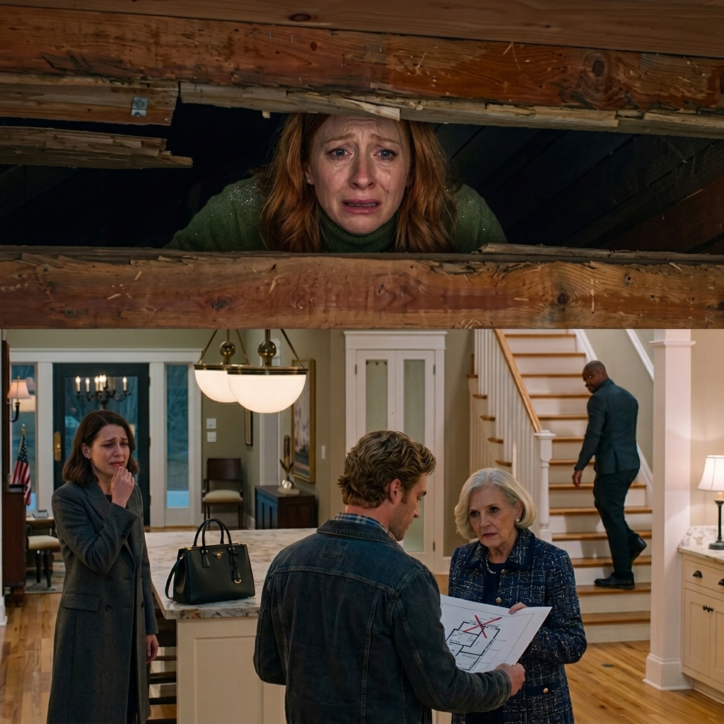 Mon mari a appelé à Midnight et m'a dit de me cacher dans le grenier, je pensais qu'il me protégeait jusqu'à ce que je regarde à travers les planches et qu'il voit qui il a apporté à notre maison. Nouvelles