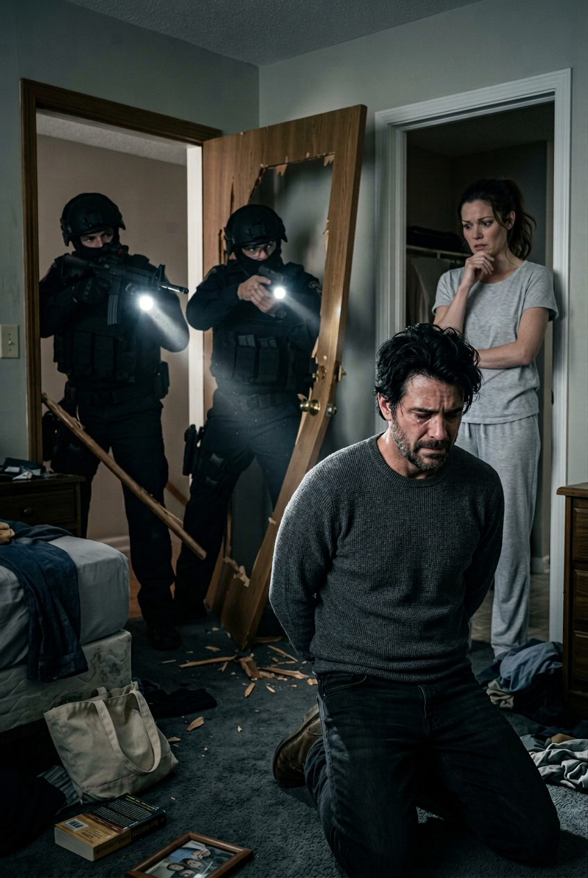 Elle s'est moquée de moi pendant que la police me faisait glisser de mon lit à 3 h du matin, certaines d'entre elles m'avaient finalement détruit jusqu'à ce qu'un jeune officier regarde vers le bas à ma carte d'identité, s'est rendu Pale, et a réalisé que le mari tranquille dans les menottes était un homme que le gouvernement avait passé des années à cacher du monde...