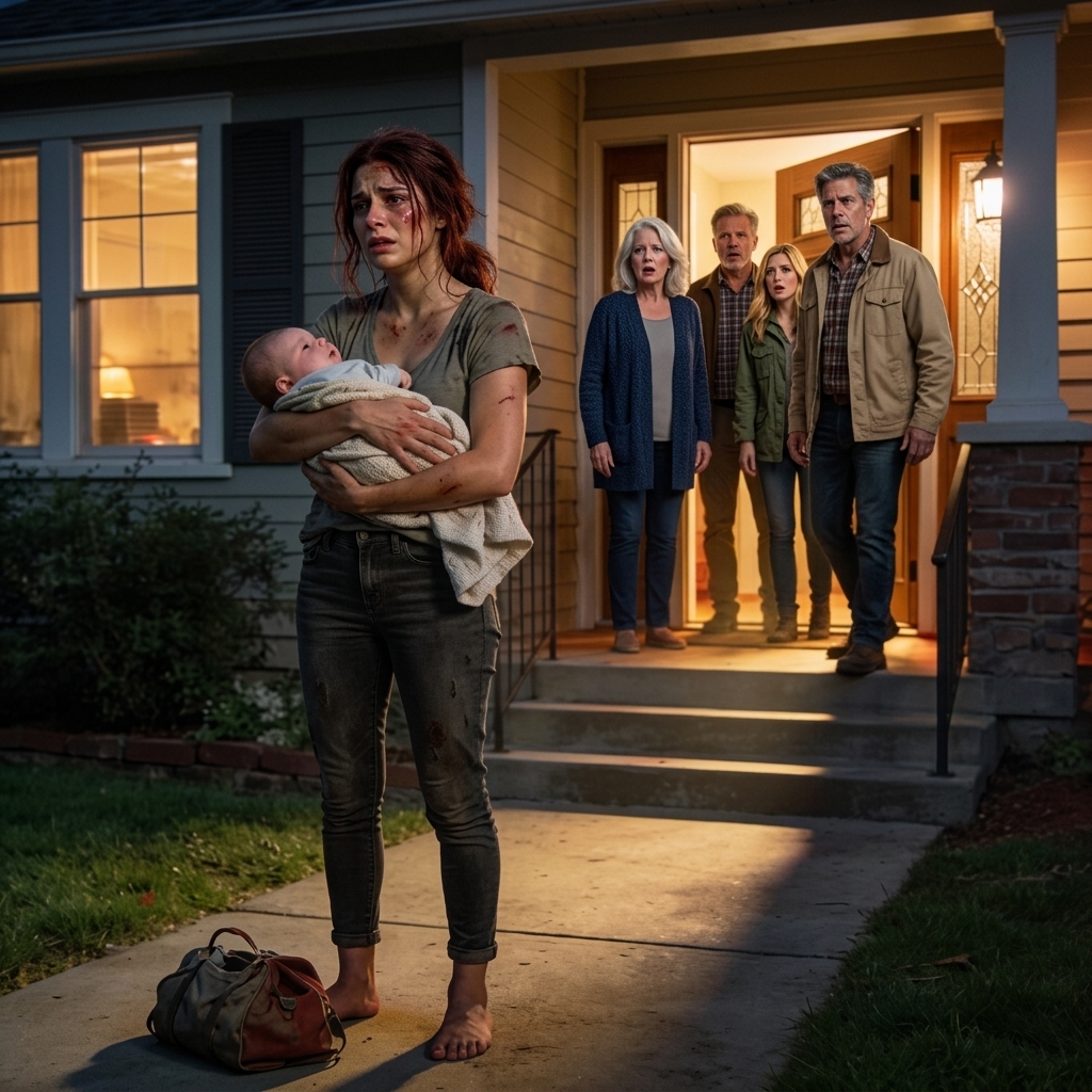 Quand j'ai donné naissance seule, ma famille m'a tourné le dos. Ma mère m'a regardé avec dégoût et m'a dit, 