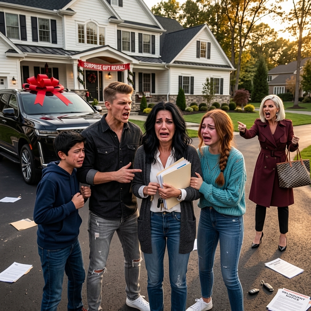 Mon cousin s'est éloigné de ses 3 enfants, et c'est moi qui les ai élevés. Dix ans plus tard, ils m'ont donné une maison et une voiture de luxe. Puis leur vraie mère est revenue en criant que tout était à elle. Rois