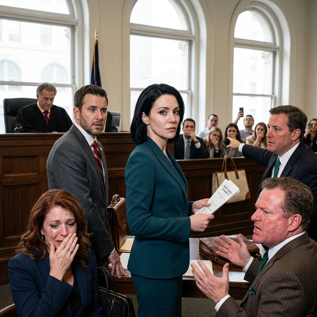 À 5 ans, mes parents m'ont abandonné dans un centre commercial, mais un millionnaire m'a trouvé et m'a élevé comme sa fille. Quand il est mort, il m'a laissé 4 millions de dollars. Après l'histoire diffusée, mes parents m'ont poursuivi pour l'héritage. Au tribunal, ils m'ont ridiculisé, jusqu'à ce que leur avocat me regarde et stupéfie. Mes parents : Faces tournées Pale. Rois