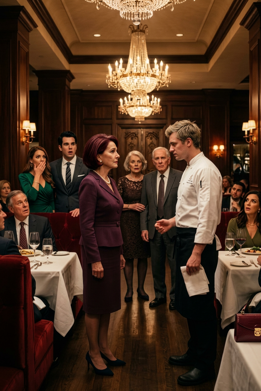 VF Au dîner, ma fille en droit ordonné homard pour tout le monde à l'exception de moi puis m'a glissé un verre d'eau et dit, Cela suffit. Mon fils ne l'a pas arrêtée.