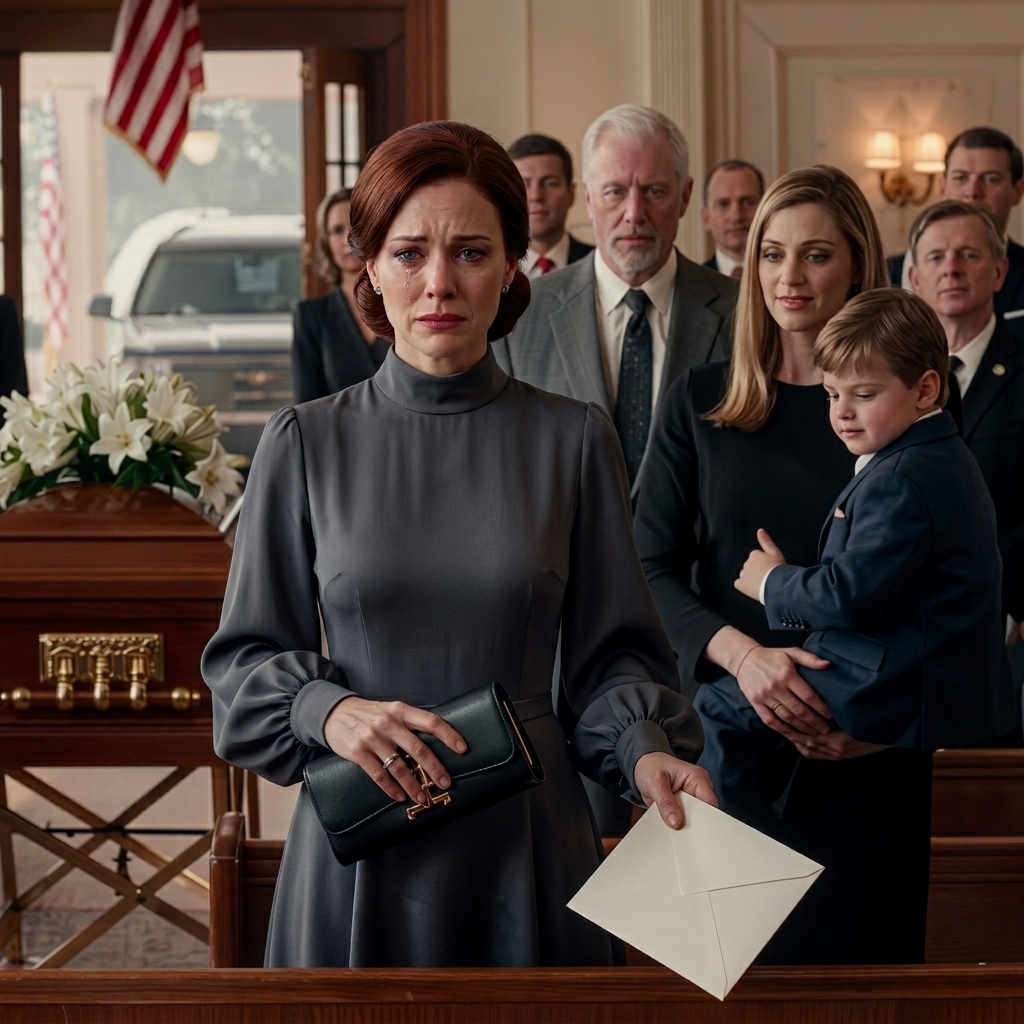 À l'enterrement de mon mari, ma sœur m'a approchée avec mon neveu dans ses bras et a dit devant tout le monde, ce garçon est votre fils mari, donc je vais réclamer son héritage de père. J'ai pris un souffle et tout simplement dit : Et j'ai essayé de retenir mon rire. Parce que mon mari... Nouvelles