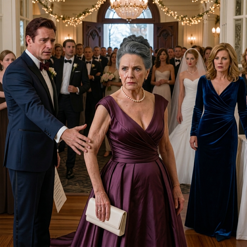 Je suis allé au mariage de ma petite-fille. A l'entrée, mon fils m'a arrêté, maman, tu n'es pas sur la liste il y avait une erreur. Deux cents invités m'ont regardé. J'ai dit, 