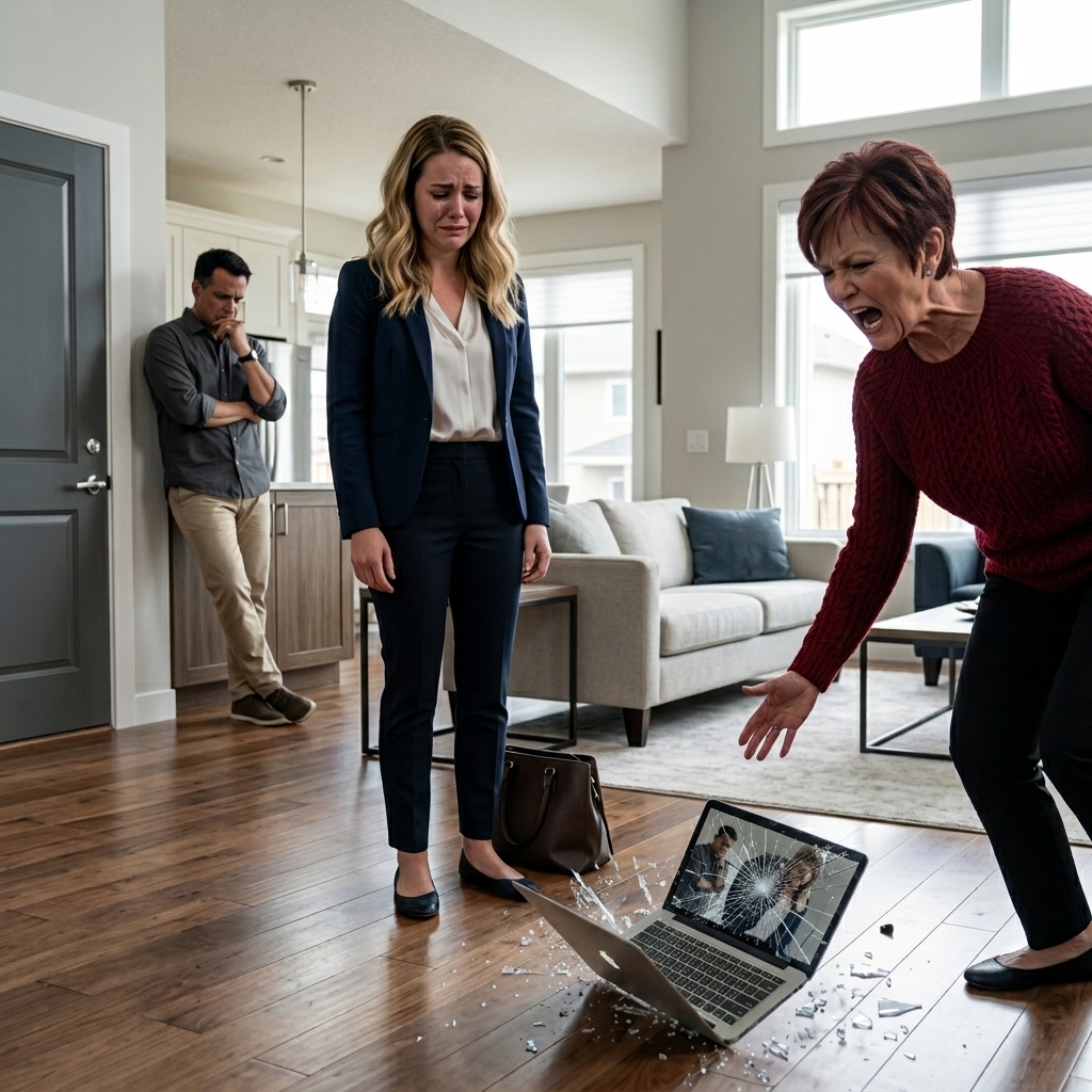 Vous devriez cuisiner, nettoyer et prendre soin de moi et de mon fils qui ne sont pas assis là à jouer aux jeux ! J'ai à peine eu le temps de me lever avant qu'elle ne le frappe par terre, brisant plus que mon travail. Dans cette seconde, quelque chose en moi s'est cassé. Elle pensait avoir détruit mon avenir. Elle ne savait pas qu'elle venait de commencer sa propre chute... Histoires vraies