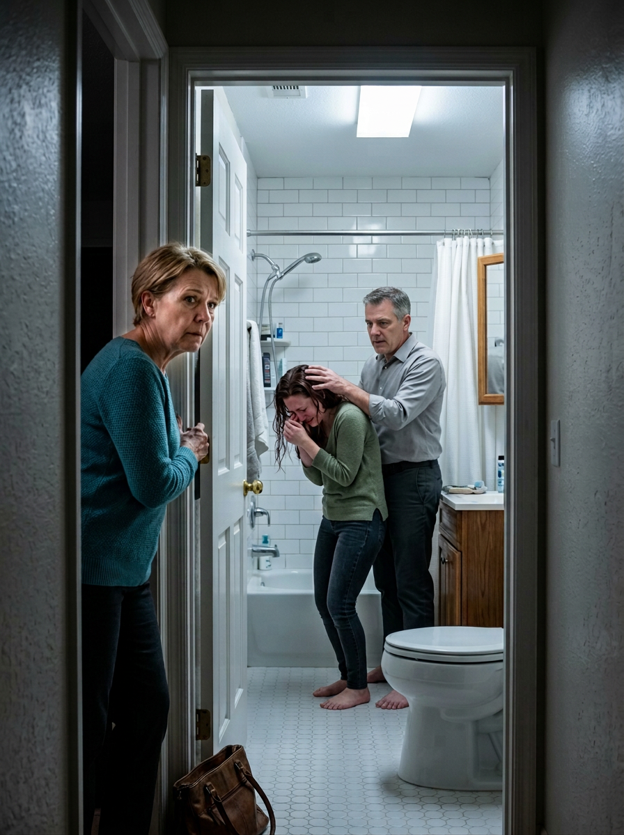 J'ai dit qu'il n'y avait rien d'autre que de me laisser passer par la porte et j'ai vu quelque chose d'aussi terrifiant, si famillier, et si clair que je l'ai laissée rentrer pour une communauté de retraite par surprise...