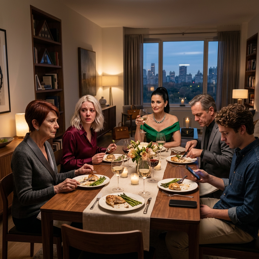 au dîner, grand-mère est revenue après dix-huit ans et a demandé, pourquoi tu loues encore ? Qu'est-il arrivé au studio qu'on a mis en ton nom ? , ma mère sourit , cet endroit appartient à Jaxon maintenant. , grand-mère se leva et dit, , ouvre la porte ... et tu verras .