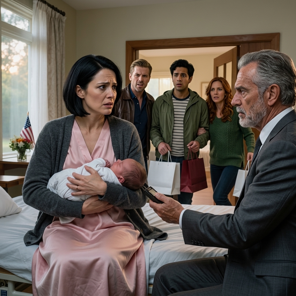 Me voyant tenir mon nouveau-né dans des vêtements usés dans la chambre de l'hôpital, mon grand-père a froncé et demandé, $250,000 par mois assez? Je lui ai dit que je n'avais jamais reçu un seul dollar. Il a sorti son téléphone et a appelé ses avocats sur place, et la porte s'est ouverte. Nouvelles