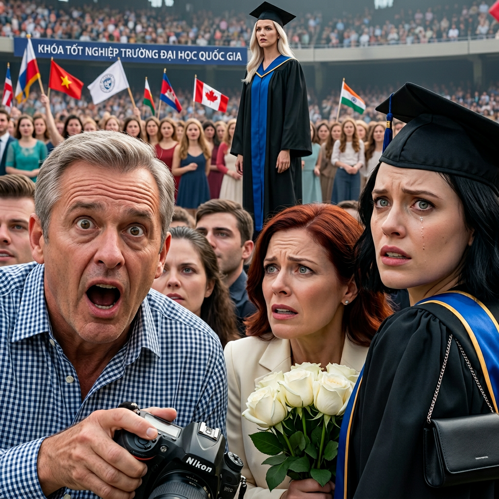 Nous ne voyons pas le même retour à long terme en vous, mon père a dit quand il a payé tous les centimes pour mon collège d'élite soeur jumelle et a remis ma lettre d'acceptation comme ça ne signifiait rien mais quatre ans plus tard, il est arrivé à sa graduation avec un appareil photo et des roses blanches, s'est assis fièrement dans la première rangée, et n'avait aucune idée que le valedictorien sur le point de passer sur cette scène était la fille qu'il a décidé ne valait pas l'investissement. Nouvelles