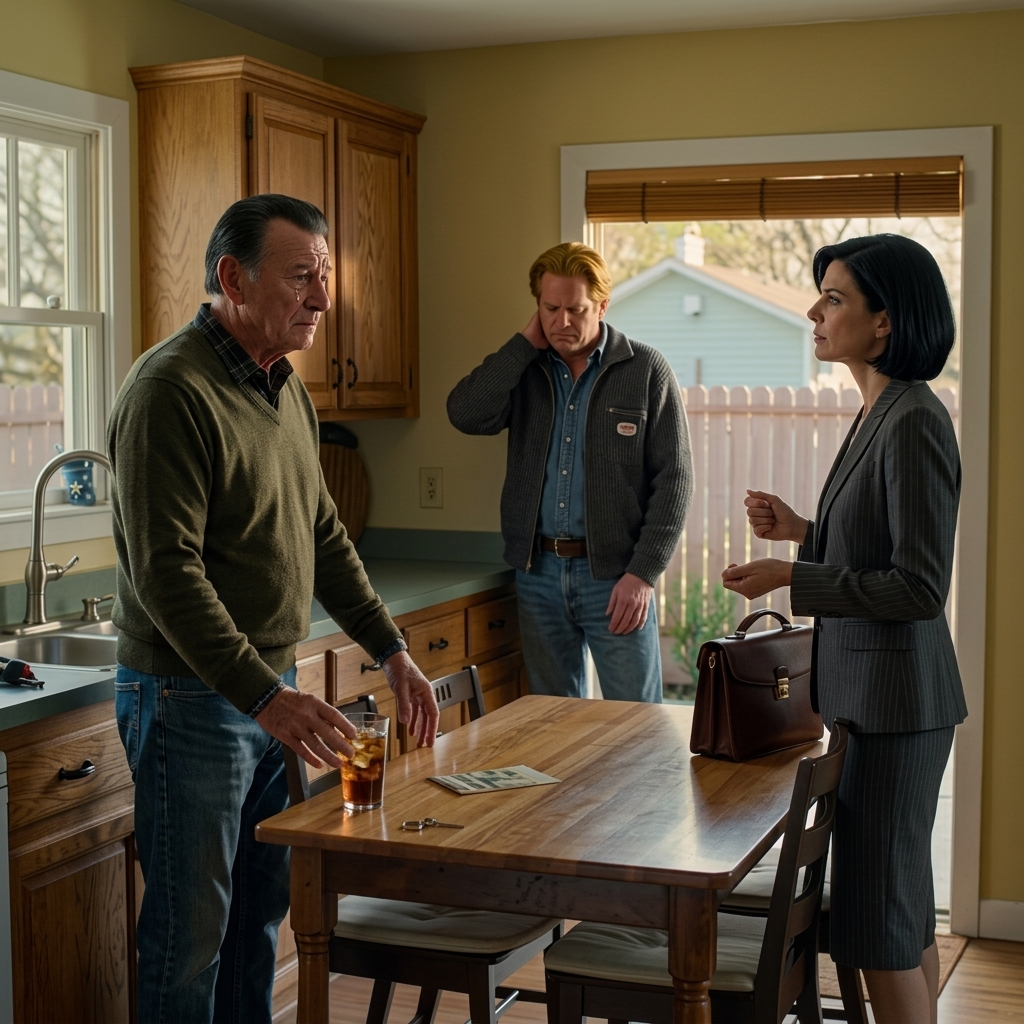 Ma fille en droit a dit qu'il était temps de parler de mes économies. Trois semaines plus tard, elle était à ma porte pour une raison très différente
