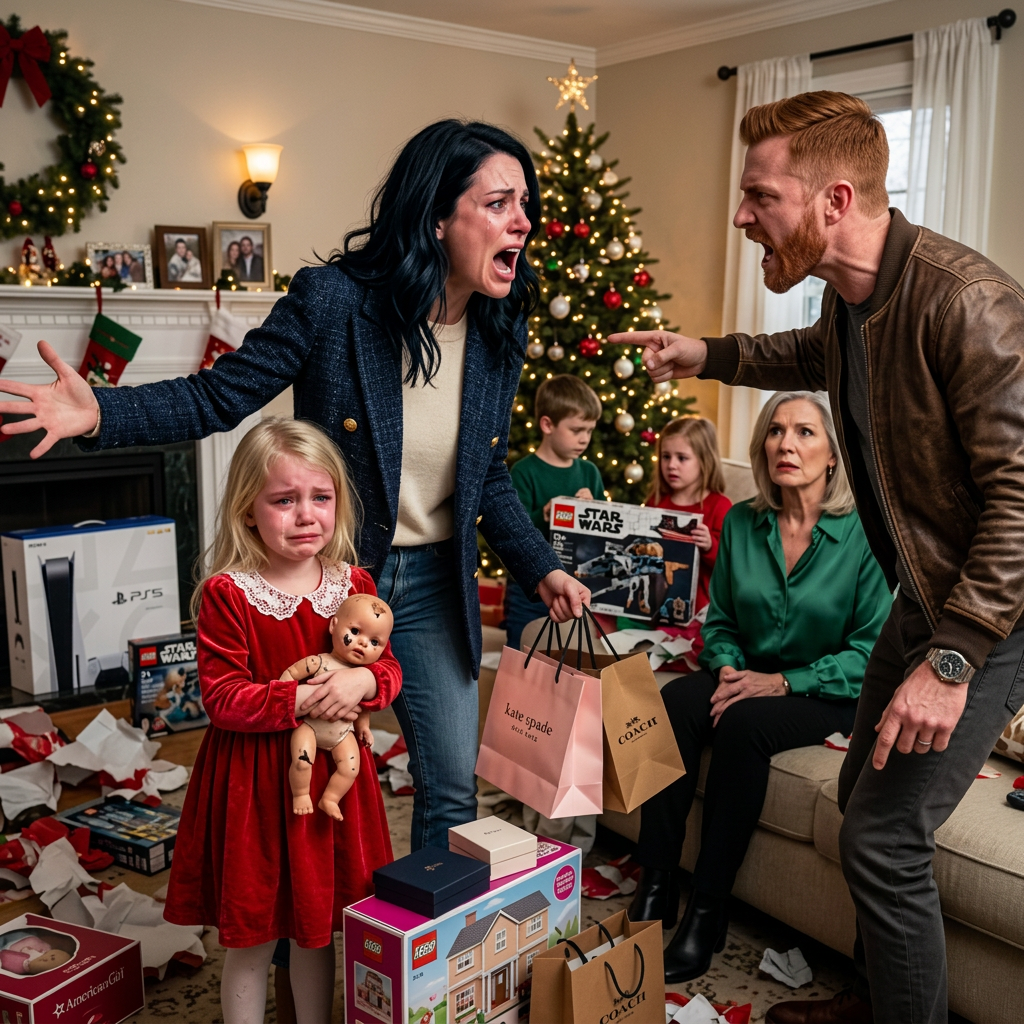 Mon frère a frappé ma fille de 7 ans pour l'ouverture d'une poupée cassée, puis j'ai repris chaque cadeau que j'ai apporté à Royals