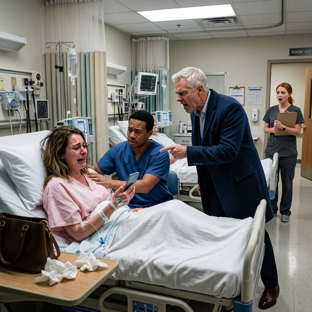 Avant ma chirurgie, mon mari a écrit qu'il voulait divorcer parce qu'il n'avait pas besoin d'une femme malade, puis j'ai proposé au patient dans le prochain lit Royals