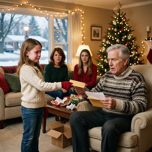 Ma fille a ouvert son cadeau une boîte vide. Mon père riait, les enfants comme elle ne devraient rien attendre. Ma Soeur a dit, 