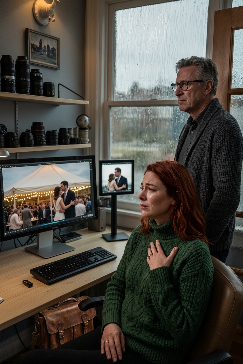 Deux semaines après mon mariage, le photographe m'a appelé et m'a dit de ne pas dire encore à mes parents parce qu'il avait trouvé quelque chose que je devais voir en premier, et quand je me suis assis dans son studio en regardant une réflexion dans le miroir derrière la tente de réception attraper mon mari et ma demoiselle d'honneur dans un cadre qu'ils n'avaient jamais connu existait, je me suis rendu compte que le jour le plus heureux de ma vie avait été utilisé comme couverture pour quelque chose de loin plus dégoûtant News