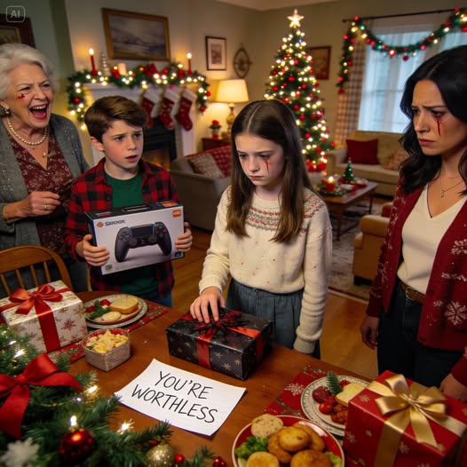 Le jour de Noël, ma mère a remis à mon enfant la console de jeu la plus récente. Ma fille n'a rien d'autre qu'une note qui lisait, 