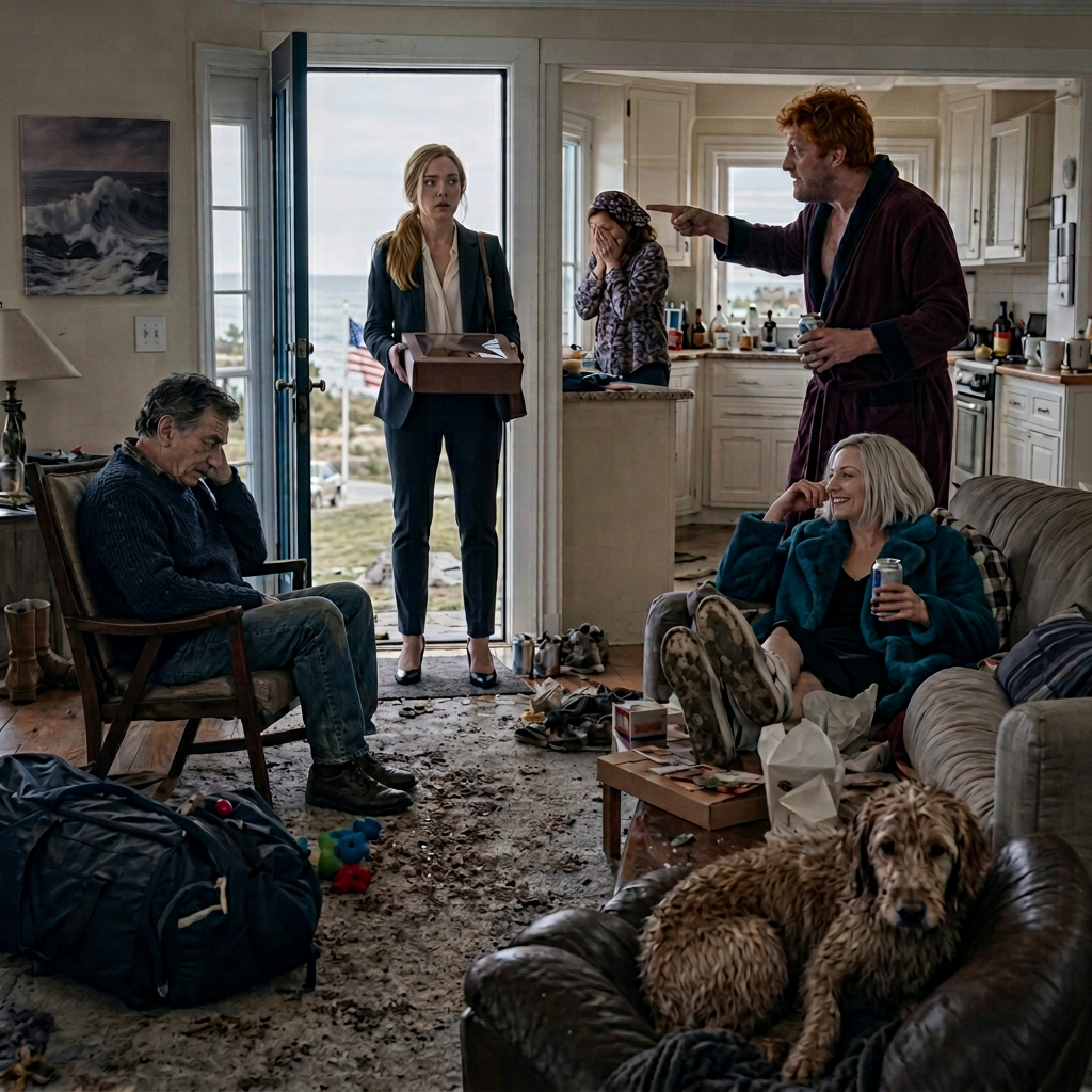 J'ai offert à mes parents un hôtel particulier de 425 000 $ pour leur 50e anniversaire. Quand je suis arrivé, ma mère pleurait et mon père tremblait la famille de ma sœur. Son mari s'est dirigé vers mon père, a pointé vers la porte, et a crié, 