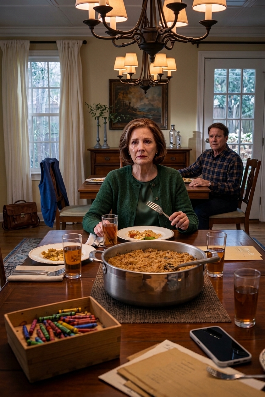 À soixante-sept ans, mon mari a regardé à travers le rôti de pot que je venais de faire et il a dit qu'il prenait la maison, les comptes, et même une partie de ma pension et me laissant avec presque rien, donc j'ai posé ma fourchette, lui ai dit tout bien, et lui a laissé croire que je lui donnais tous les centimes pendant que je commençais à compter tranquillement les choses qu'il avait oubliées je savais comment garder trace de News