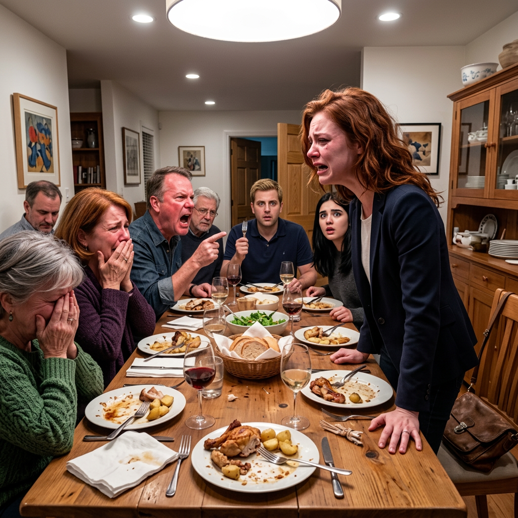 Mes parents ont crié à travers la table, vous êtes responsable de son mariage. Soit payer, soit sortir de cette famille pour toujours. Ma sœur s'est empilée, crachant, tu devrais avoir honte. C'était ça. J'ai poussé ma chaise en arrière, je me suis levé, et j'ai dit froidement, 