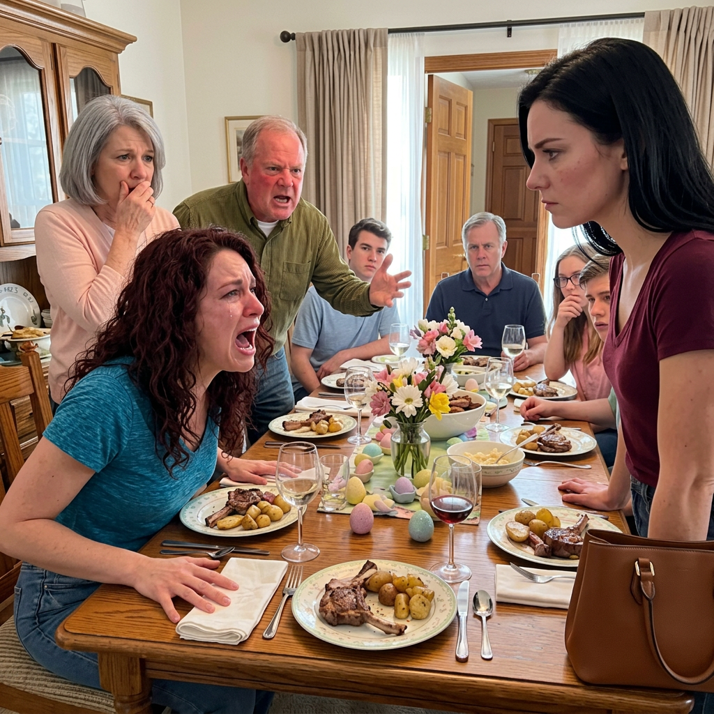Mes parents adoraient ma carrière de sœur et se moquaient de la mienne jusqu'à ce que j'achète sa compagnie et la vire devant tout le monde au dîner de Pâques. Nouveau jour