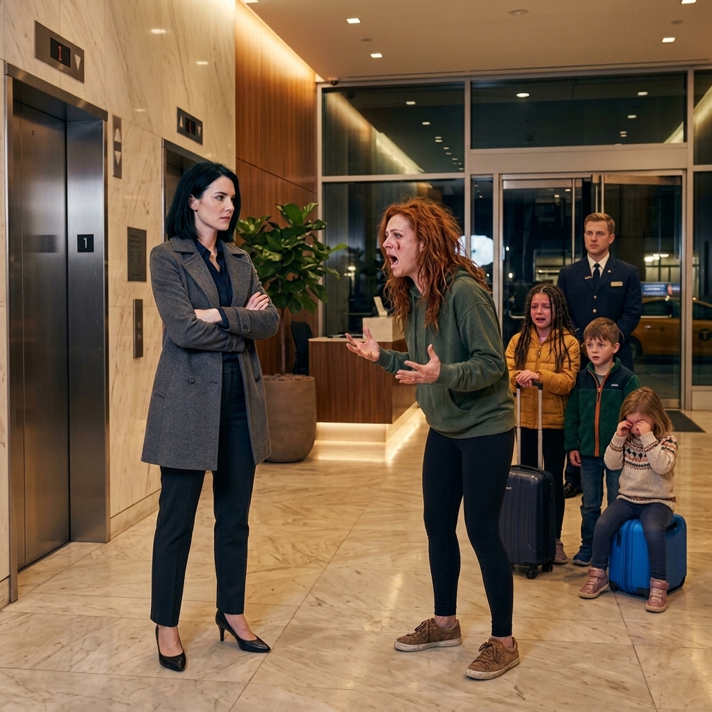 Juste après minuit, ma sœur a dit qu'elle emmenait ses trois enfants à mon appartement parce que c'était plus près de l'aéroport. J'ai répondu que je n'étais pas chez moi. Puis elle a révélé que ma mère avait ma clé de rechange et a prévu de les laisser entrer de toute façon. Quand ils sont arrivés avec des valises, tout avait déjà changé. Rois