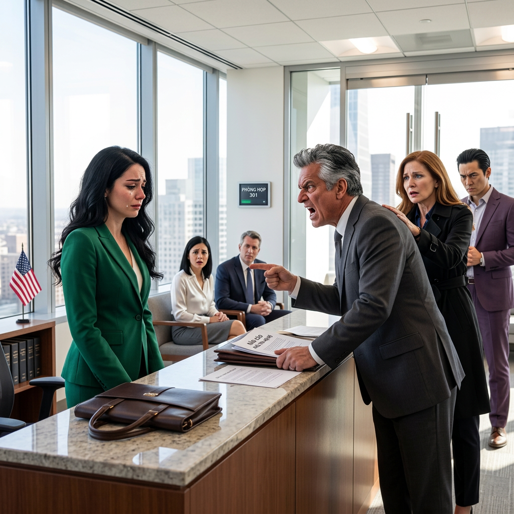 Ma famille m'a renié pendant des années, puis est entré dans mon cabinet d'avocats du centre-ville de Minneapolis comme ils possédaient l'endroit où mon père a claqué un dossier sur la réception devant les clients d'attente et a dit, 