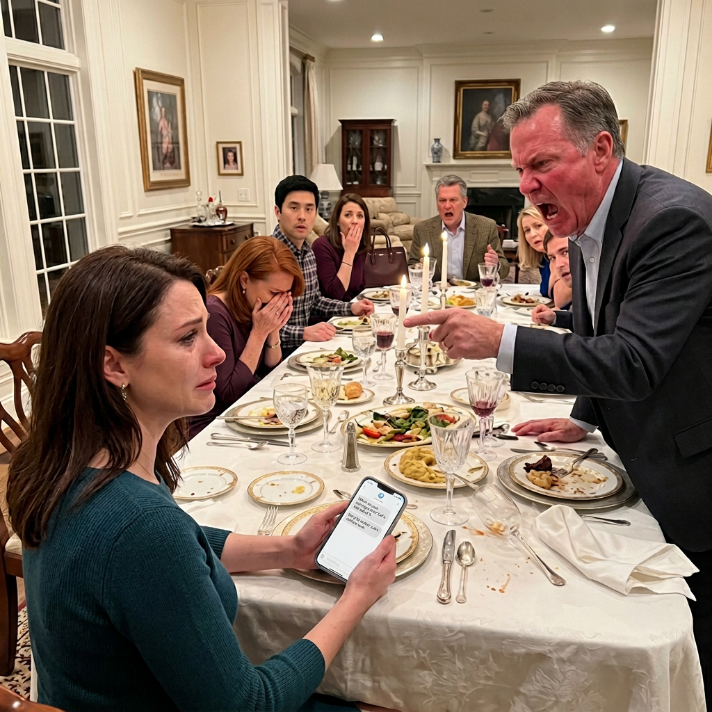 Au dîner de famille, mes parents ont craqué, 
