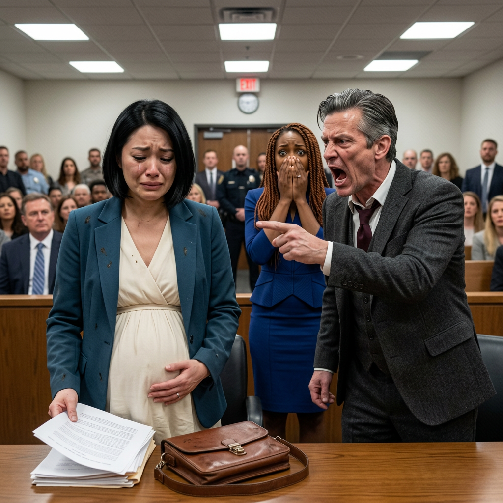 Je suis rentrée enceinte et j'ai trouvé mon mari seul dans ma chambre avec sa maîtresse. Au lieu de honte, il a crié que je n'avais pas le droit de rester là avec mon gros ventre et m'a jeté dehors. Je me suis effondré dans la douleur, mais au tribunal, la vérité a détruit tout ce qu'il avait. Rois