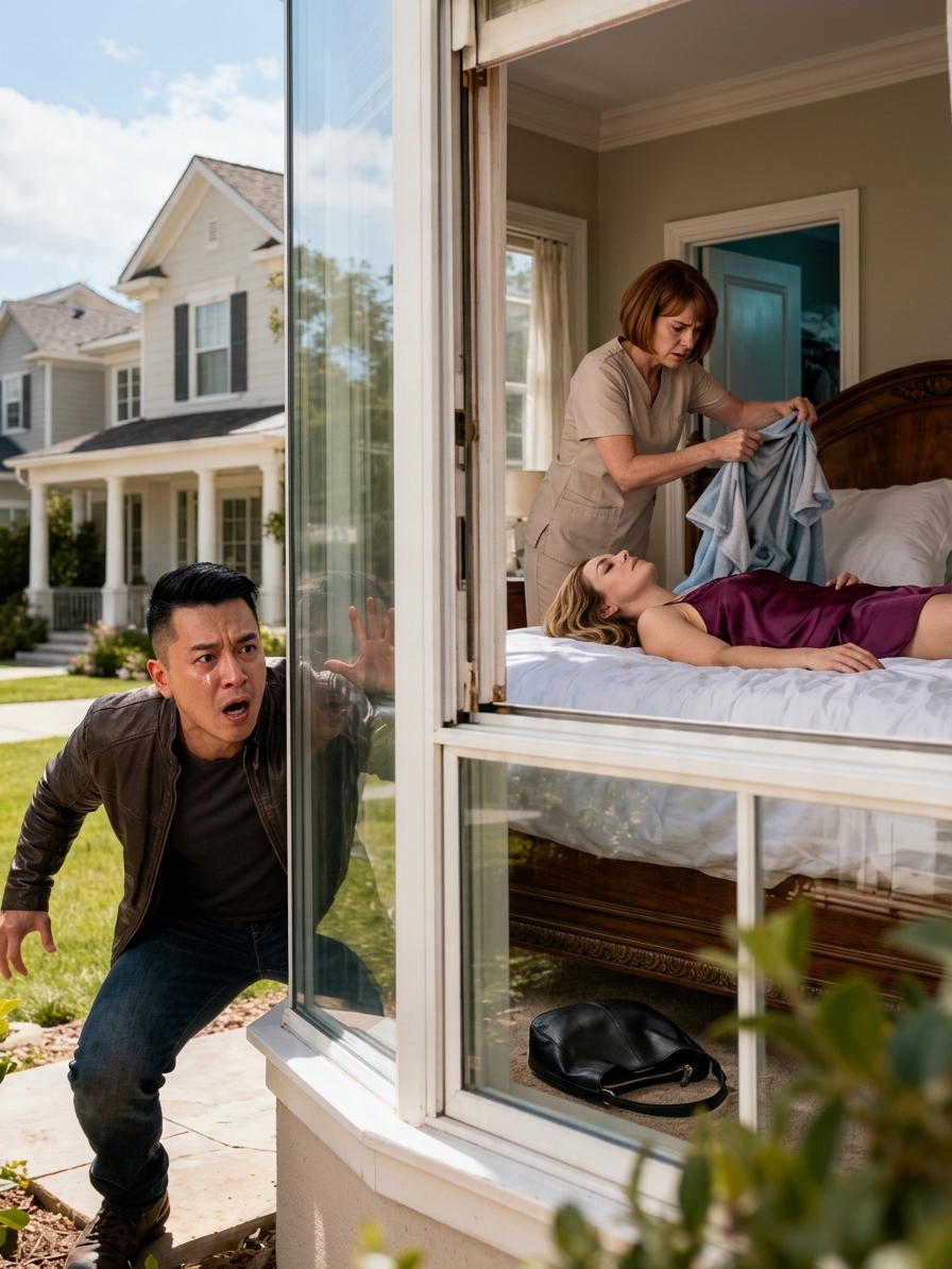 Elle a été à Coma pendant 6 ans, quand je suis secrètement venu à la maison la nuit et regardé dans la chambre..