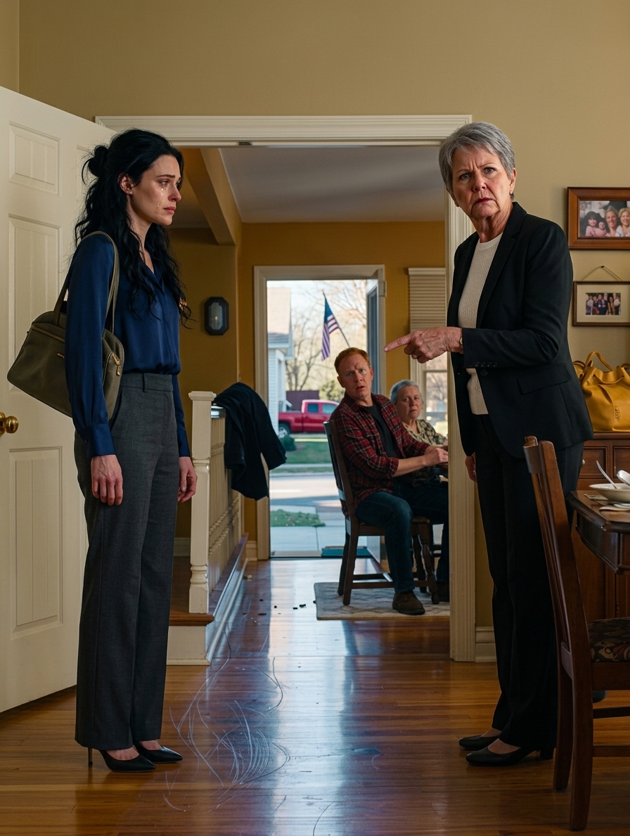 Maman s'est pointée à la porte et m'a dit qu'il était temps que je parte ainsi. Des semaines plus tard, papa m'a demandé pourquoi j'avais arrêté de payer l'hypothèque. Je lui ai dit que je respectais tout simplement ce qu'elle avait demandé. Nouvelles