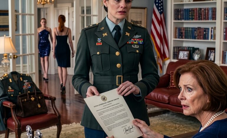 Je suis rentré d’un déploiement de 12 mois pour trouver ma sœur vivant dans ma maison, ma mère l’appelant pratique, et une page de signature attendant sur ma propre île de cuisine, mais la seconde où j’ai vu la date liée à cette paperasse, j’ai arrêté de me sentir blessé et commencé à sourire, parce qu’ils ne me demandaient pas de leur donner ma maison… ils me demandaient de les aider à cacher ce qu’ils avaient déjà fait