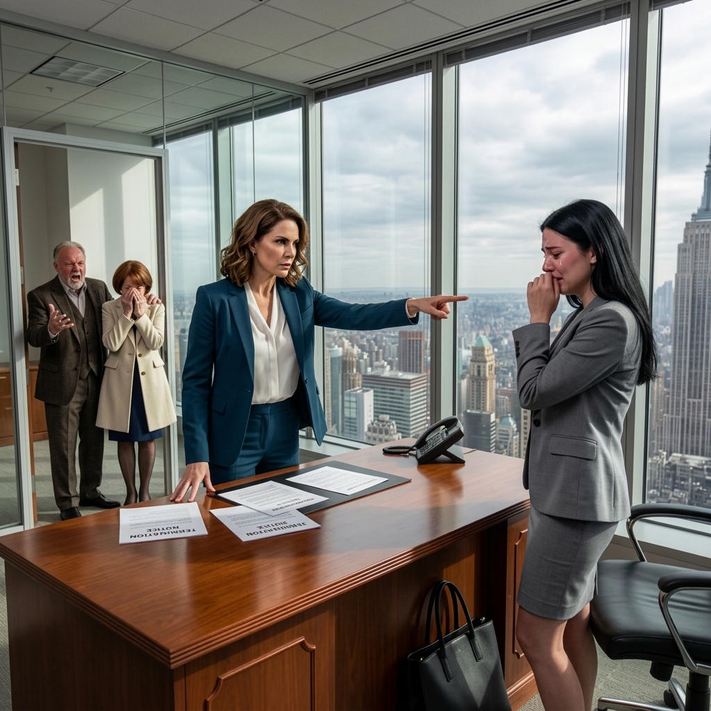 Mes parents m'ont jeté dehors au moment où ma sœur a eu un travail, m'appelant sans valeur, ne m'imaginant jamais que je venais de devenir le PDG de la même entreprise. Le lendemain, elle s'est moquée et m'a demandé si je demandais du travail, mais je l'ai regardée dans les yeux et je lui ai dit : 