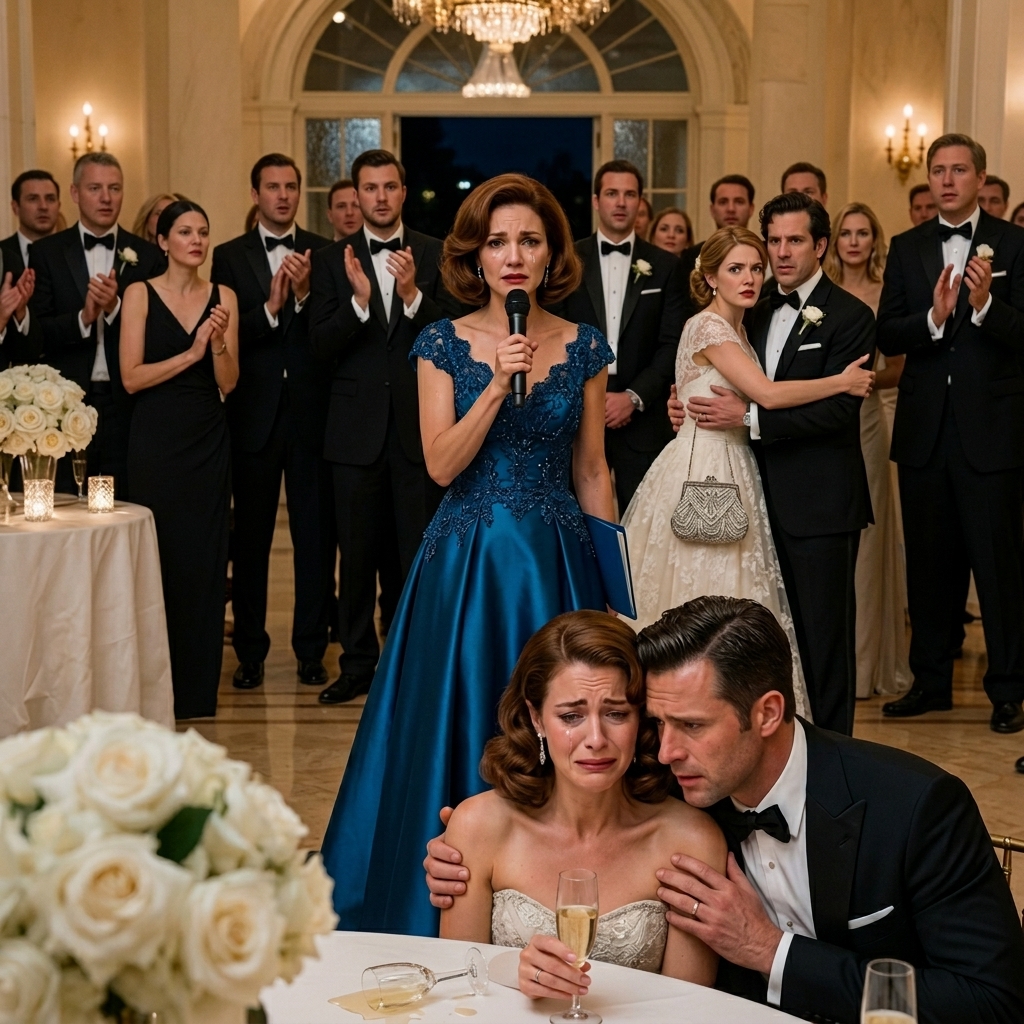 Lors du mariage de ma sœur, ma mère a levé un dossier bleu et a dit, 