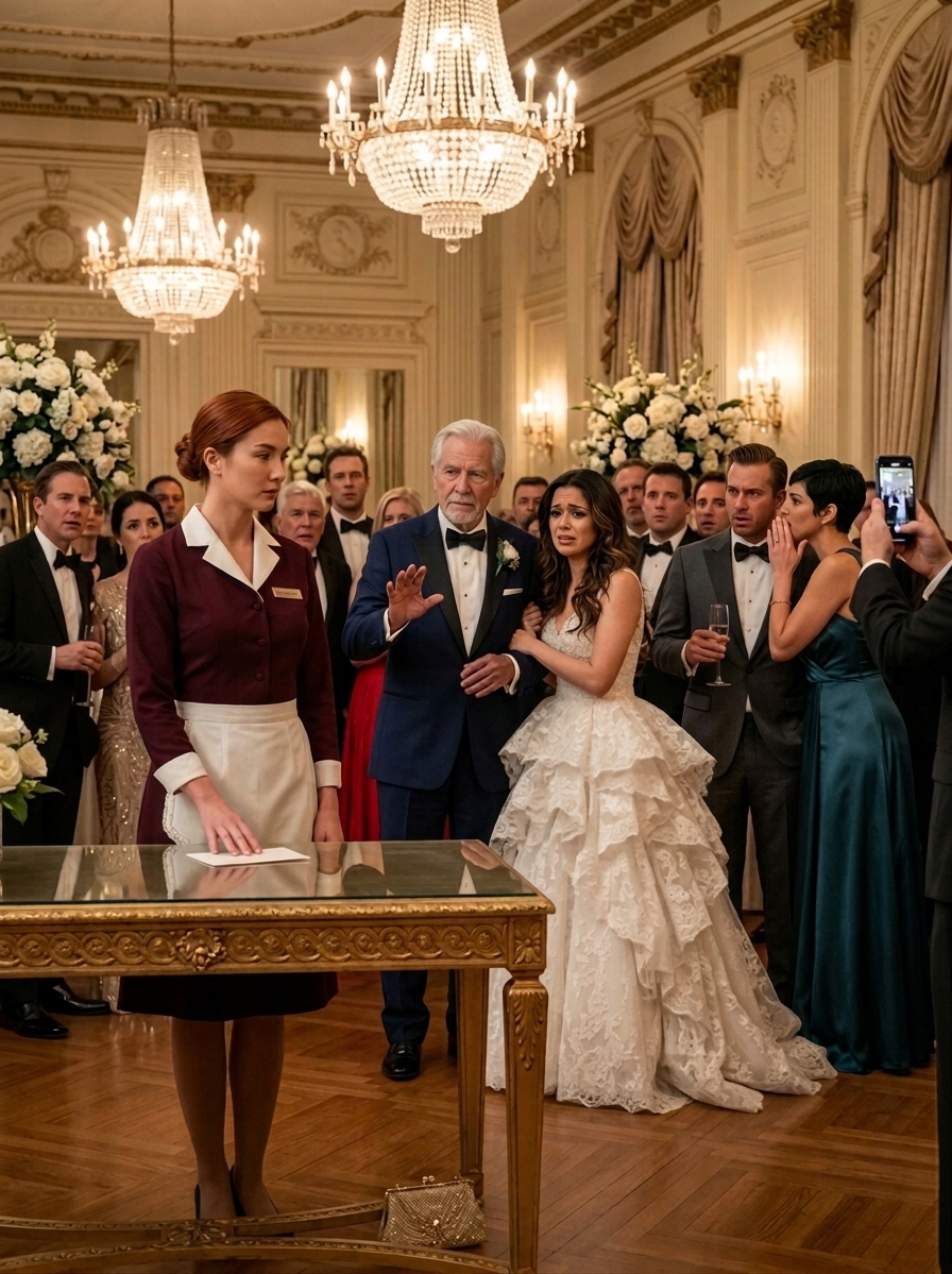 Ils m'ont marqué ‘HOUSEKEEPER' au mariage de mon père, mais j'avais secrètement acheté 40% de sa compagnie, et 72 heures plus tard j'ai marché dans la salle de conférence avec la SEC en attente... et mon frère en menottes.