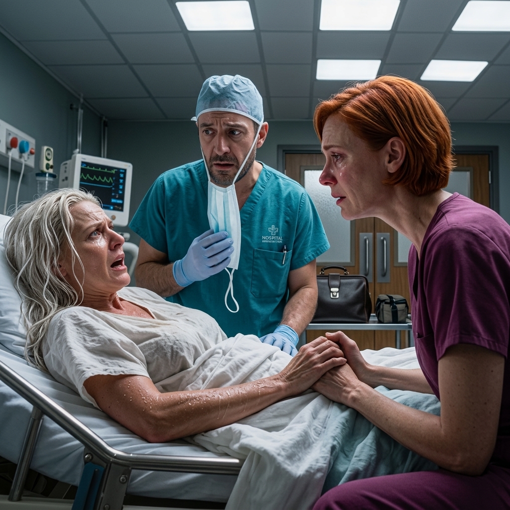 Huit mois après que Ethan ait laissé sa mère déchirer notre mariage, je suis allé travailler seul à 2 47 heures du matin et quand le médecin a baissé son masque, mon ex mari m'a regardé comme si la chambre avait cessé de respirer, ses mains tremblant, ma robe d'hôpital trempée à travers, et tout ce que je pouvais penser était, 